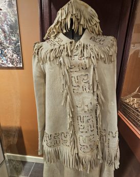 Sun Sign Buckskin Dress