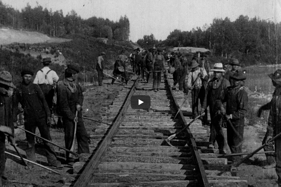 Railroad Construction 1910