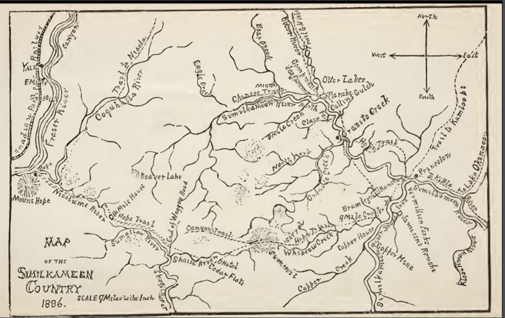 1886 map from Granite Creek manual