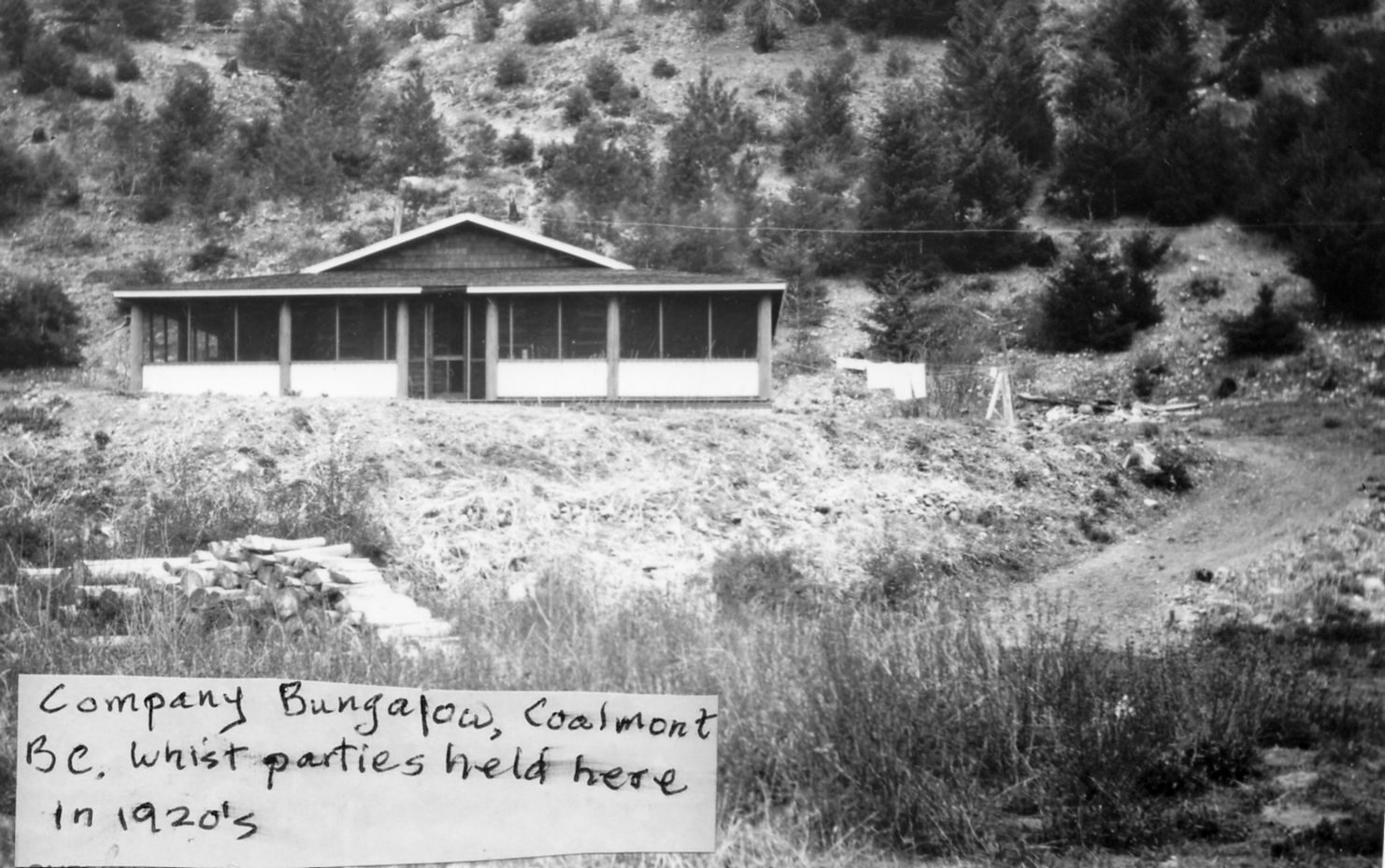 Company Bungalow, Coalmont, B.C.