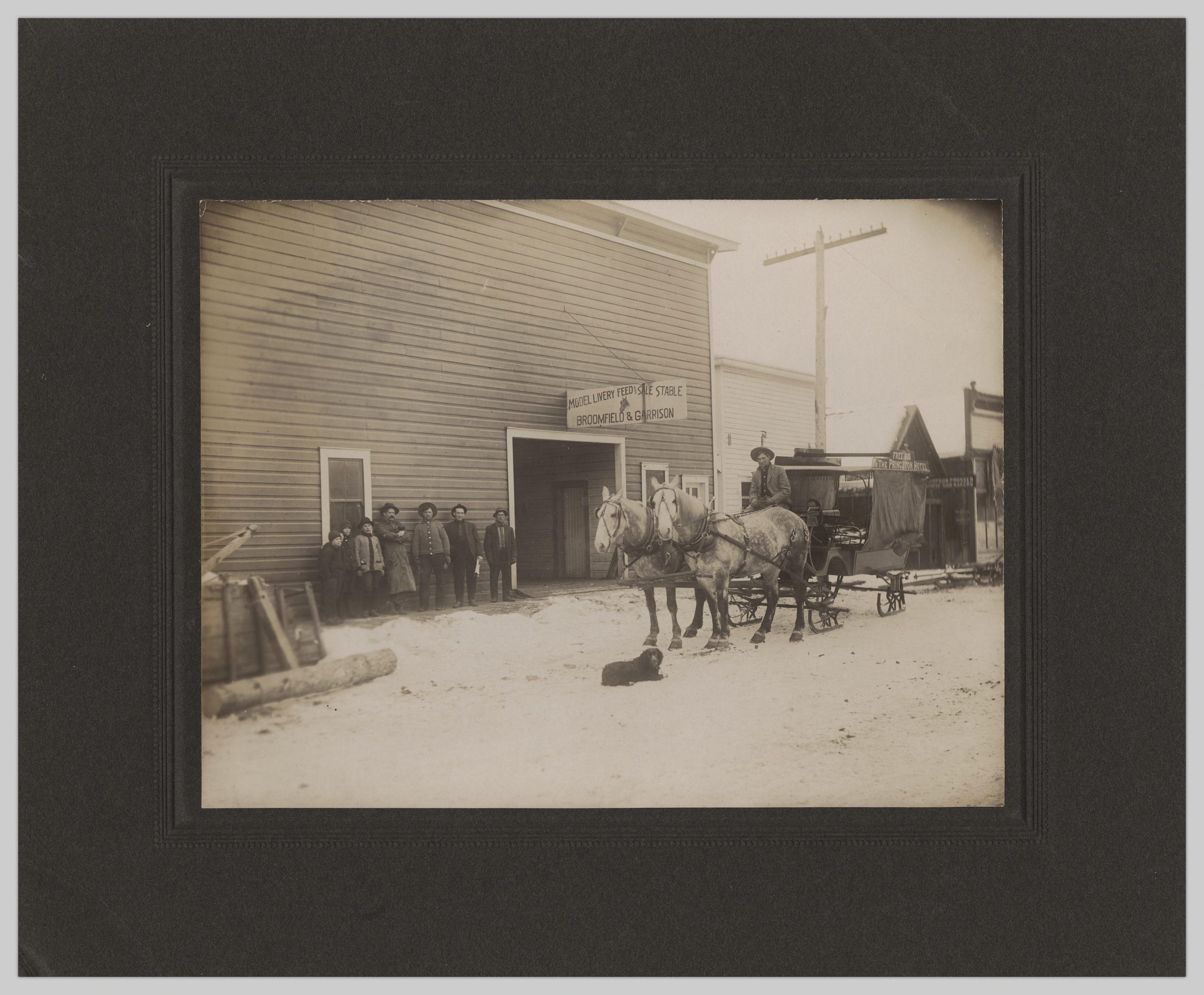 Model Livery Feed and Sale Stable, Broomfield & Garrison1900-1910