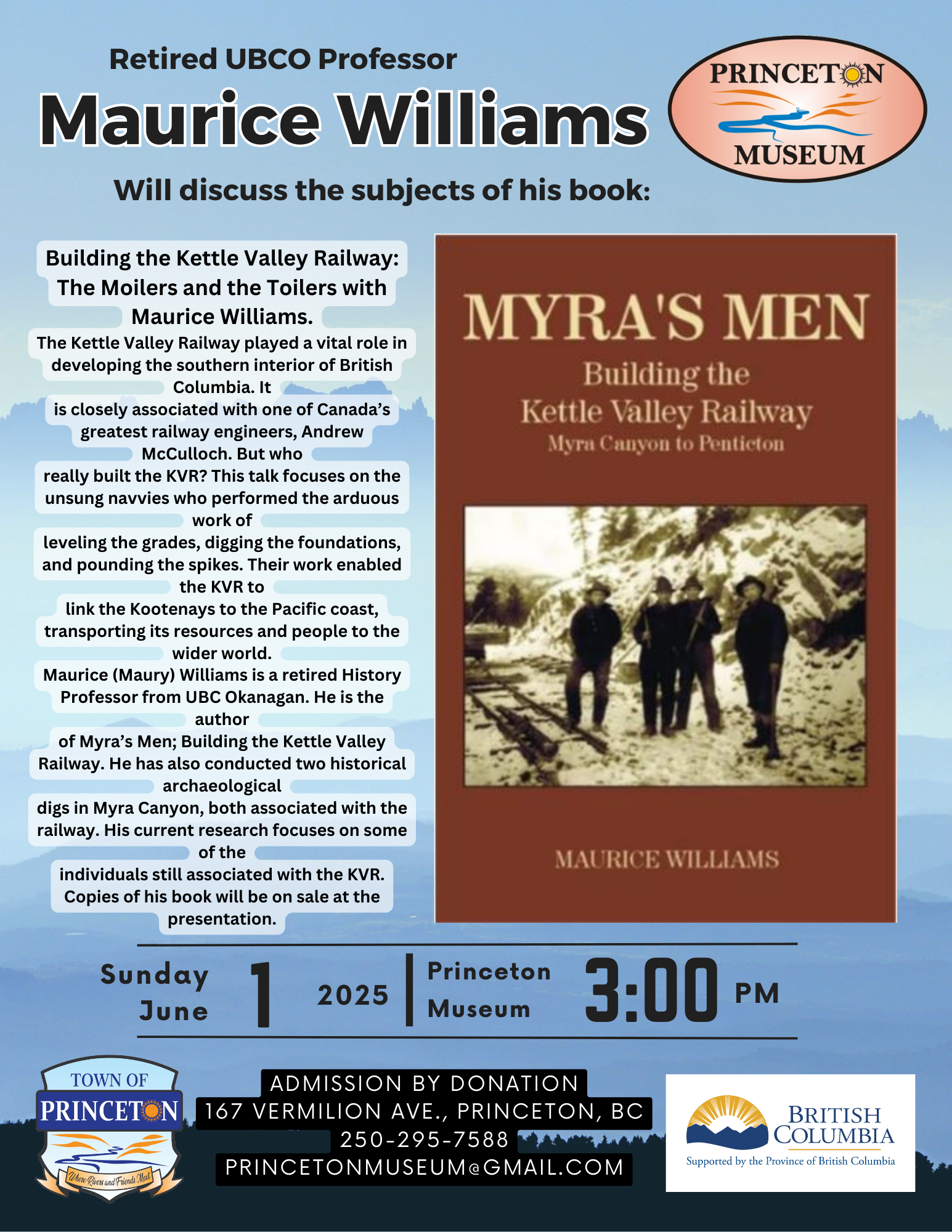Building the Kettle Valley Railway: The Moilers and the Toilers with Maurice Williams